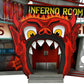 Beetlejuice (1988) Diorama Trenchcoat with Spikes Inferno Room Deluxe Set