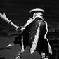 Teenage Mutant Ninja Turtles Figura Elite Foot Ninja Guard Black & White 18 cm