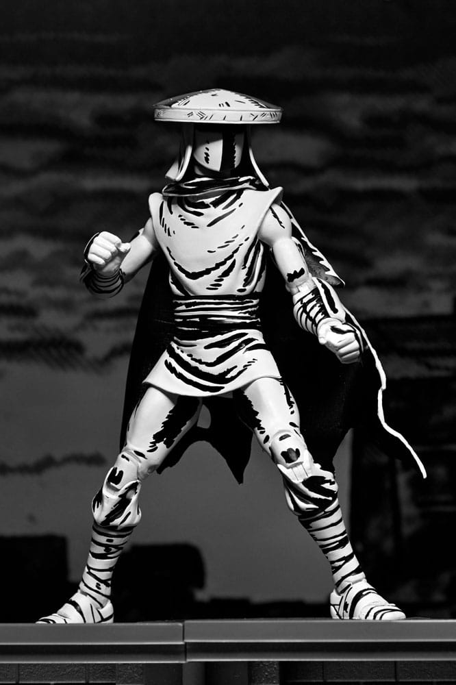 Teenage Mutant Ninja Turtles Figura Elite Foot Ninja Guard Black & White 18 cm
