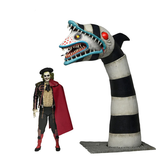 Beetlejuice Beetlejuice Pack de 2 Figuras Ultimate "Matador" Beetlejuice and Sandworm 18 cm
