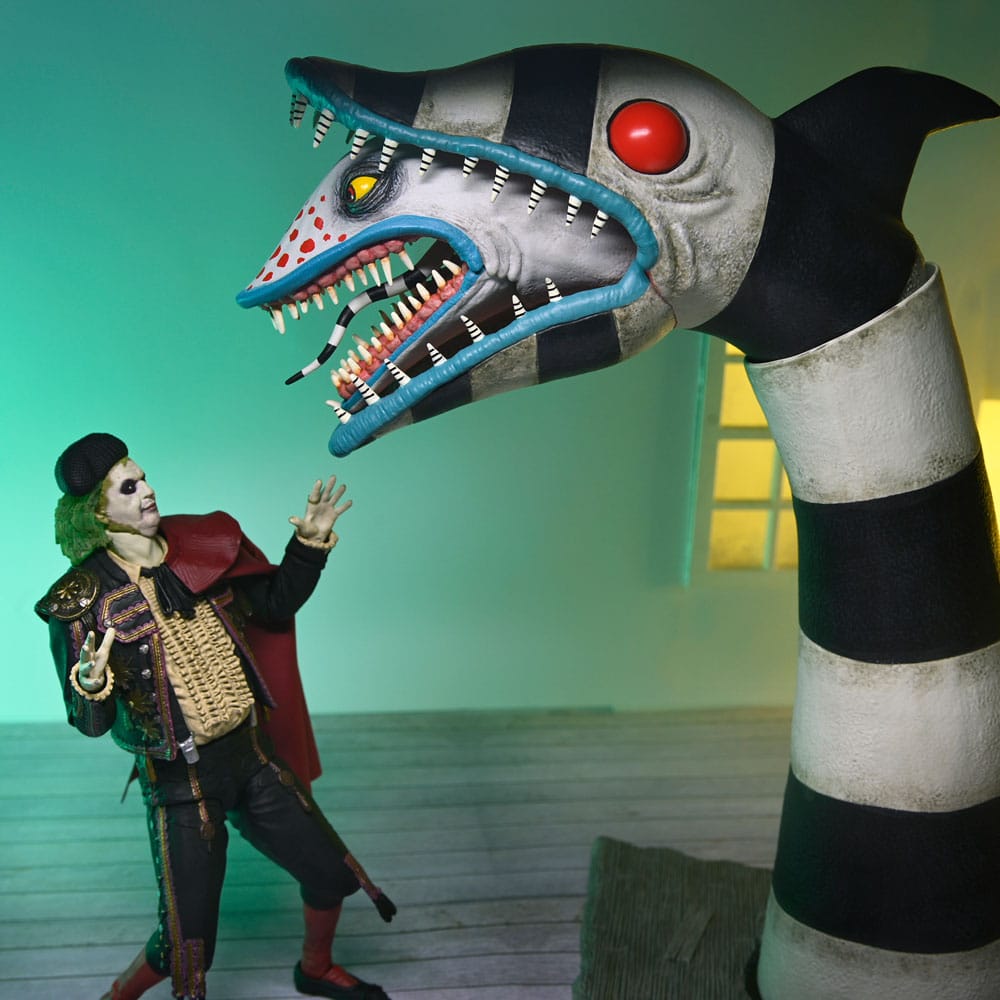 Beetlejuice Beetlejuice Pack de 2 Figuras Ultimate "Matador" Beetlejuice and Sandworm 18 cm