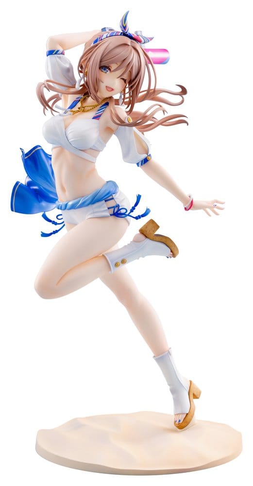 The Idolmaster Gakuen Figura PVC 1/7 Himesaki Rinami Kimi to Semi Blue Ver. With Bonus 27 cm