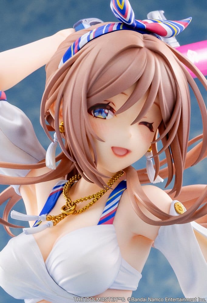 The Idolmaster Gakuen Figura PVC 1/7 Himesaki Rinami Kimi to Semi Blue Ver. With Bonus 27 cm