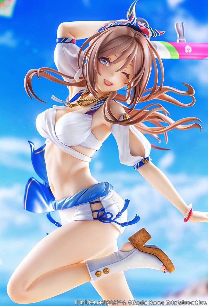The Idolmaster Gakuen Figura PVC 1/7 Himesaki Rinami Kimi to Semi Blue Ver. 27 cm