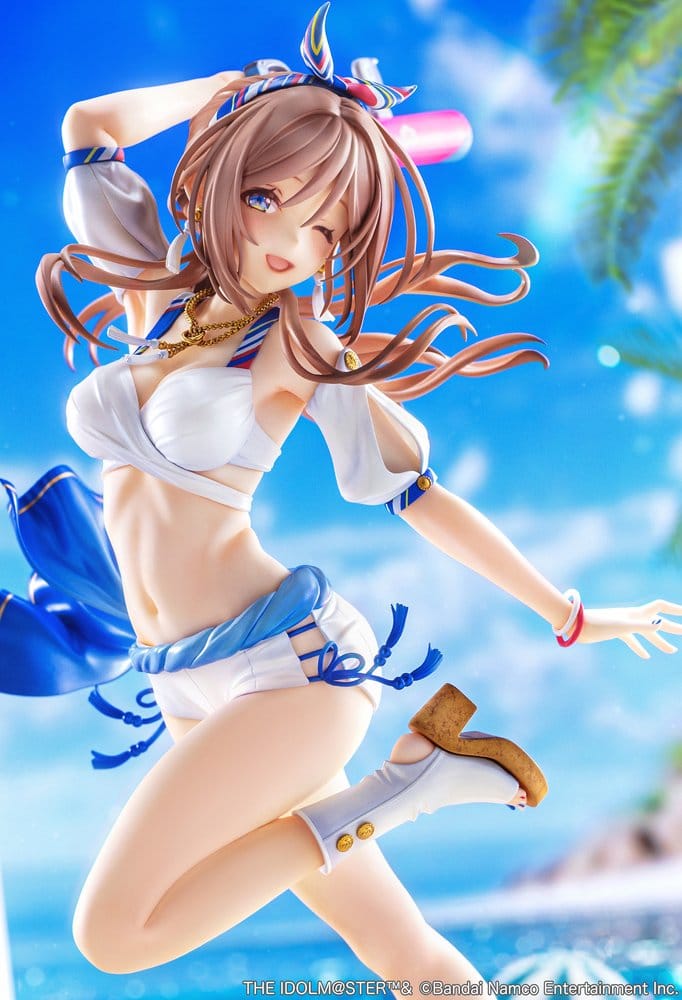 The Idolmaster Gakuen Figura PVC 1/7 Himesaki Rinami Kimi to Semi Blue Ver. 27 cm