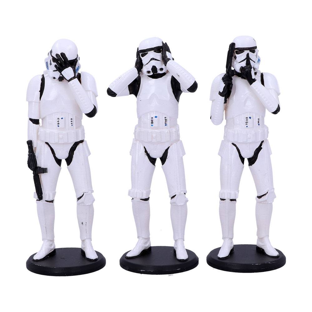Original Stormtrooper Pack de 3 Figuras Three Wise Stormtroopers 14 cm - Z POP Toys