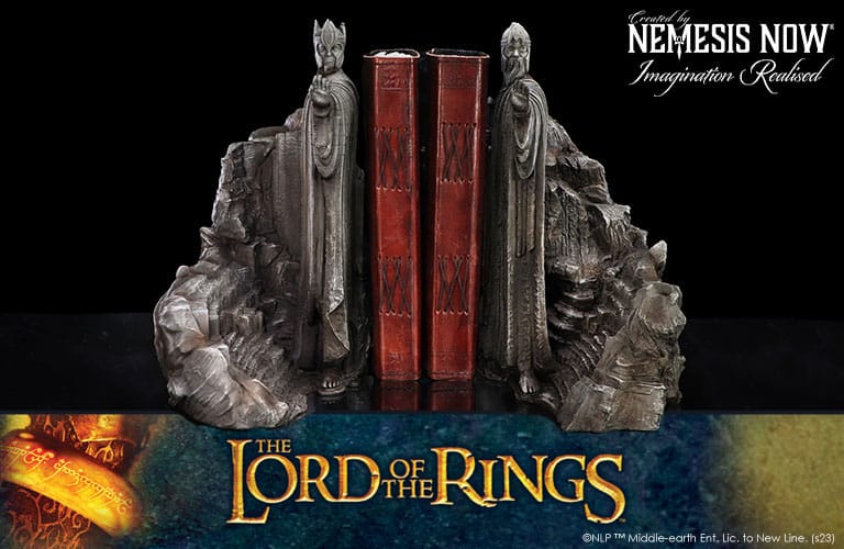 El Señor de los Anillos Soportalibros Gates of Argonath 19 cm