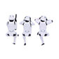 Stormtrooper Figuras Three Wise Sitting Stormtroopers 11 cm - Z POP Toys