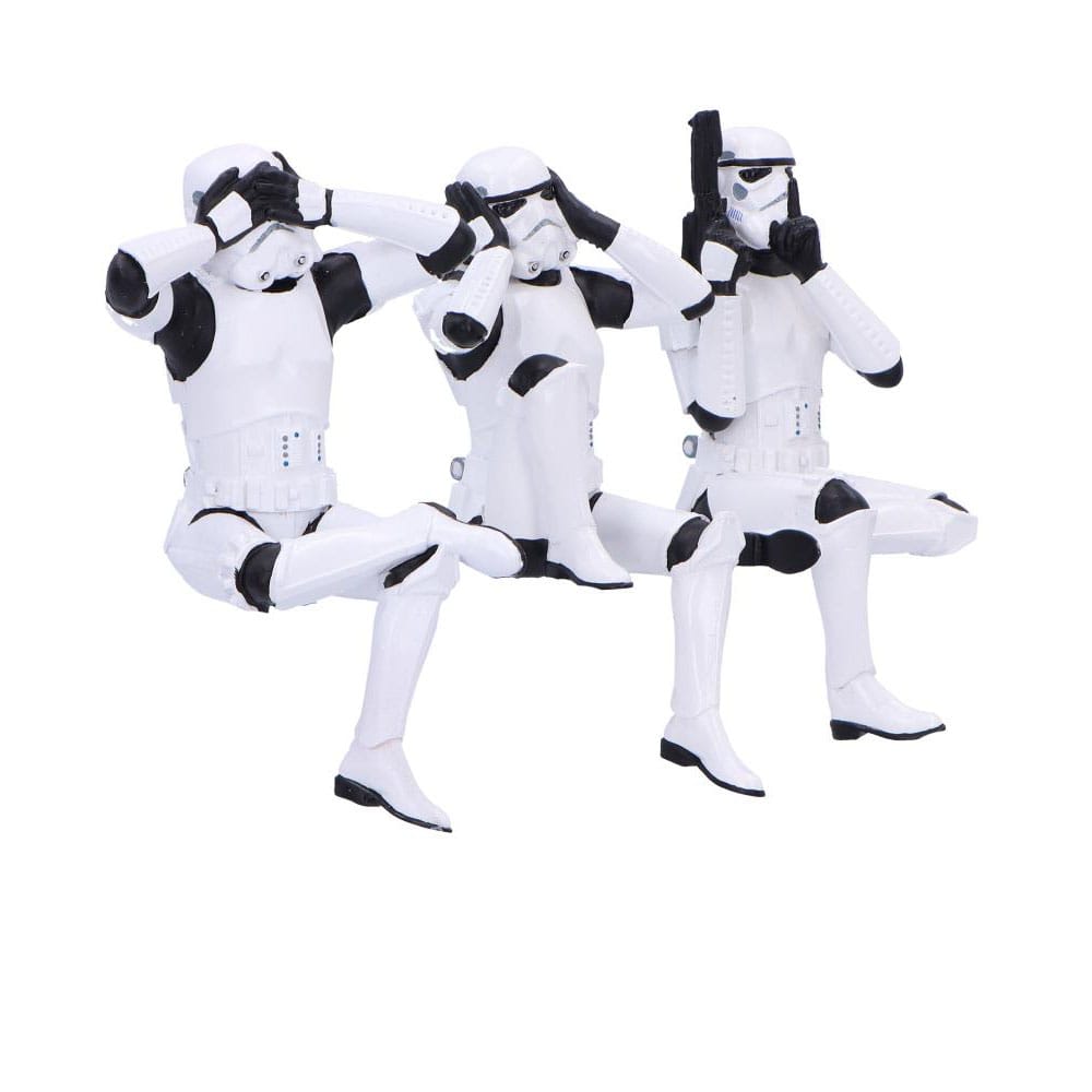 Stormtrooper Figuras Three Wise Sitting Stormtroopers 11 cm - Z POP Toys