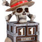 One Piece Calendario perpetuo Luffy Jolly Roger 16 cm