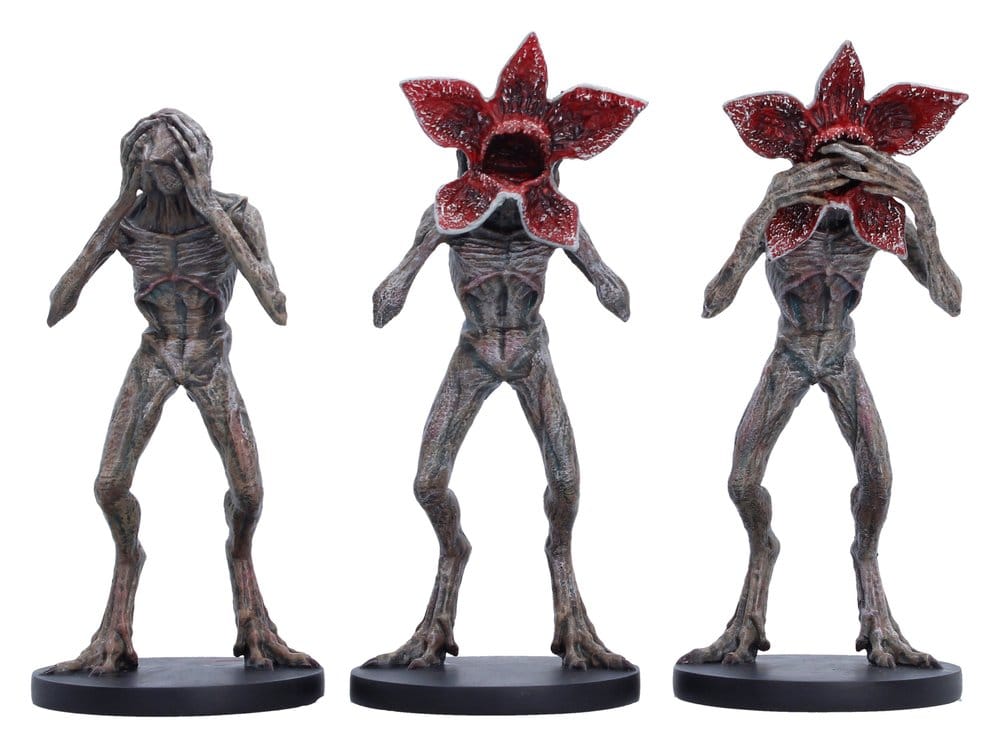 Stranger Things Figura Three Wise Demogorgons 16 cm