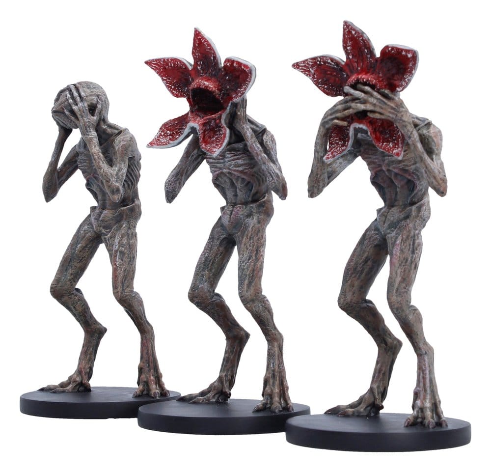 Stranger Things Figura Three Wise Demogorgons 16 cm