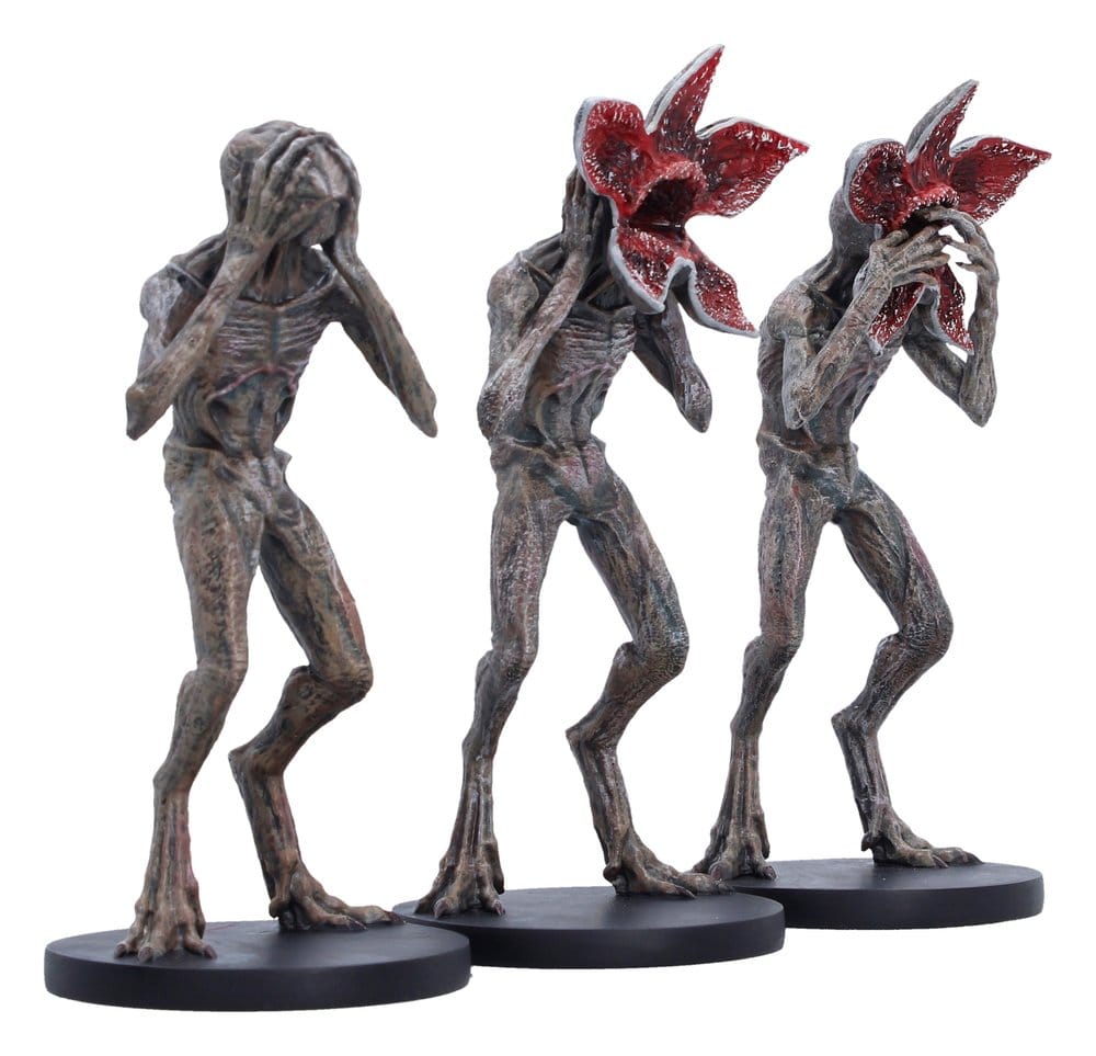 Stranger Things Figura Three Wise Demogorgons 16 cm