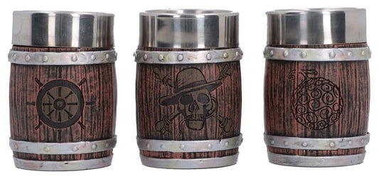 One Piece Juego de Vasos de Chupito Barrel 8 cm