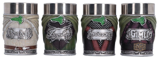 El Señor de los Anillos Juego de mini tazas The Fellowship 4 cm