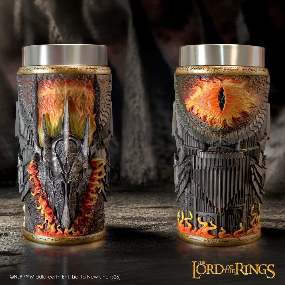 El Señor de los Anillos Cáliz Sauron 20 cm