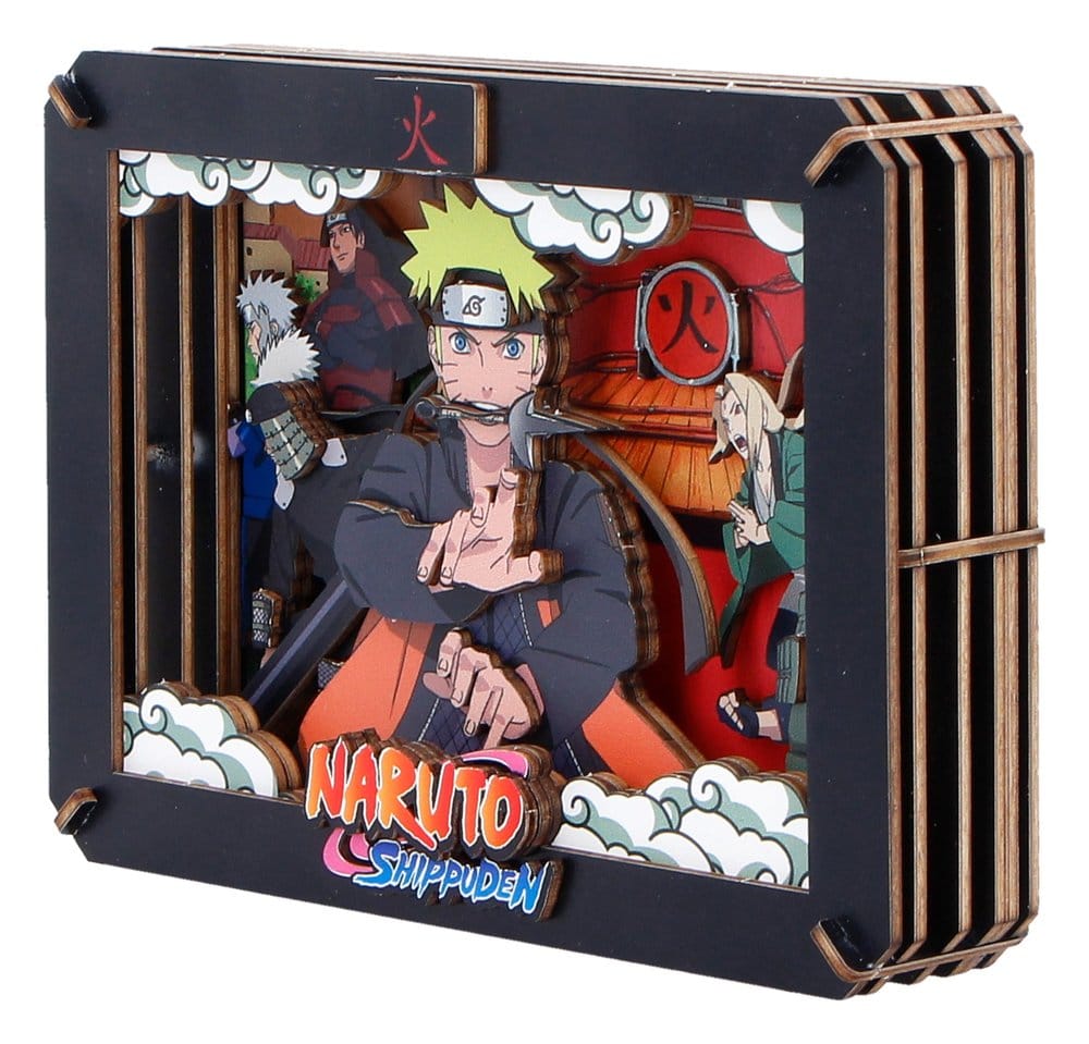 Naruto Maqueta Wooden Theatre Hokage (Medium) 10 cm