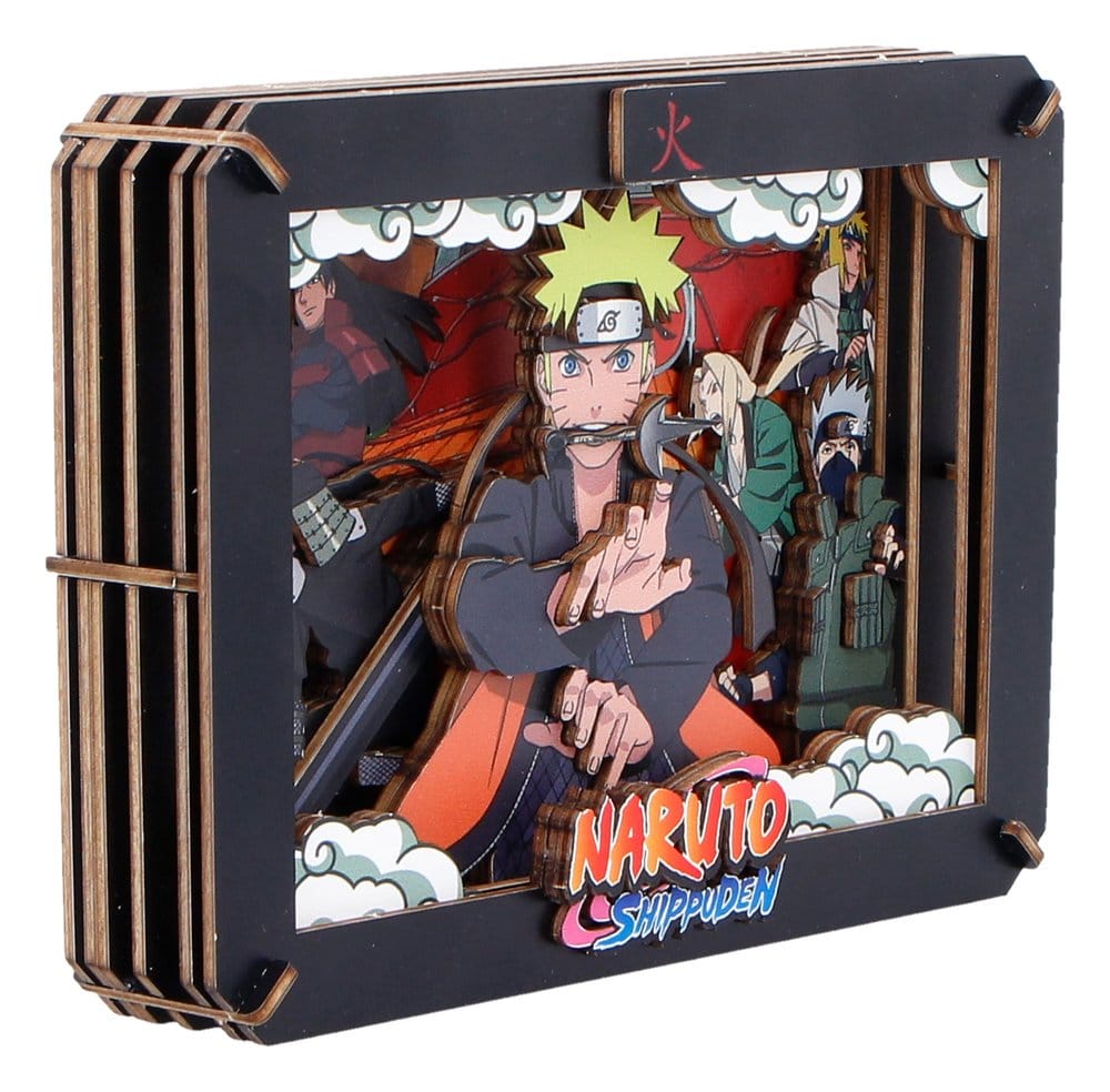 Naruto Maqueta Wooden Theatre Hokage (Medium) 10 cm