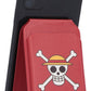 One Piece Portatarjetas Luffy Jolly Roger (Red) 10 cm