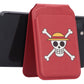 One Piece Portatarjetas Luffy Jolly Roger (Red) 10 cm