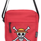 One Piece Bolso bandolera Luffy Jolly Roger (Red) 23 cm