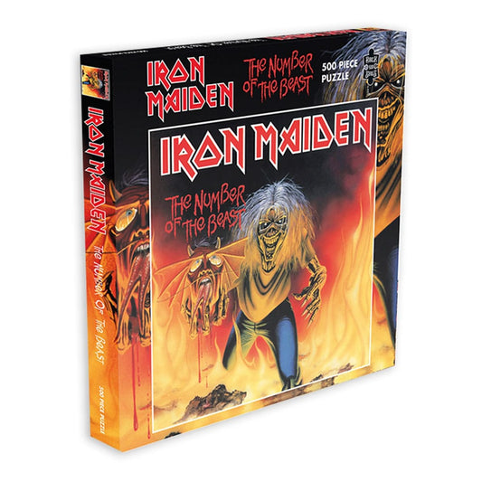 Iron Maiden Rock Saws Puzzle The Number of the Beast Single (500 piezas) - Z POP Toys