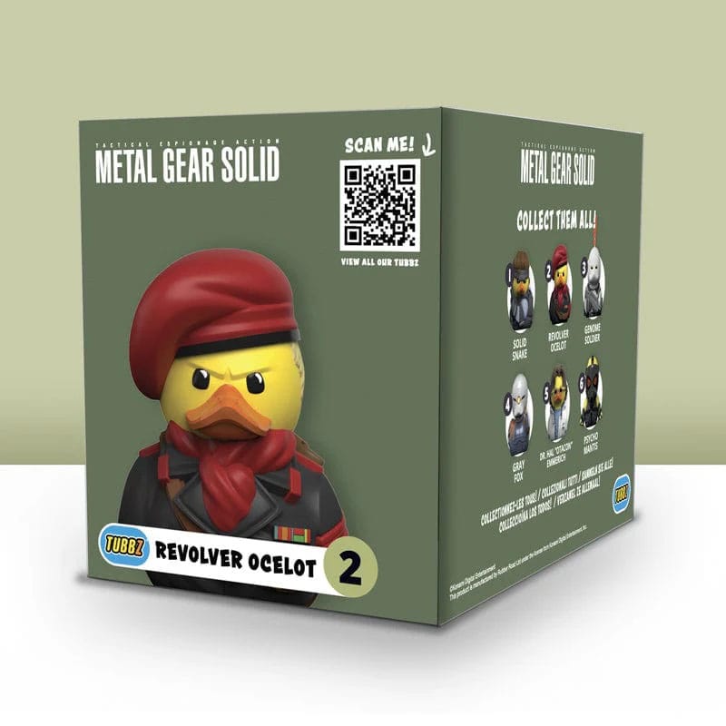 Metal Gear Solid Tubbz Figura PVC Revolver Ocelot Boxed Edition 10 cm