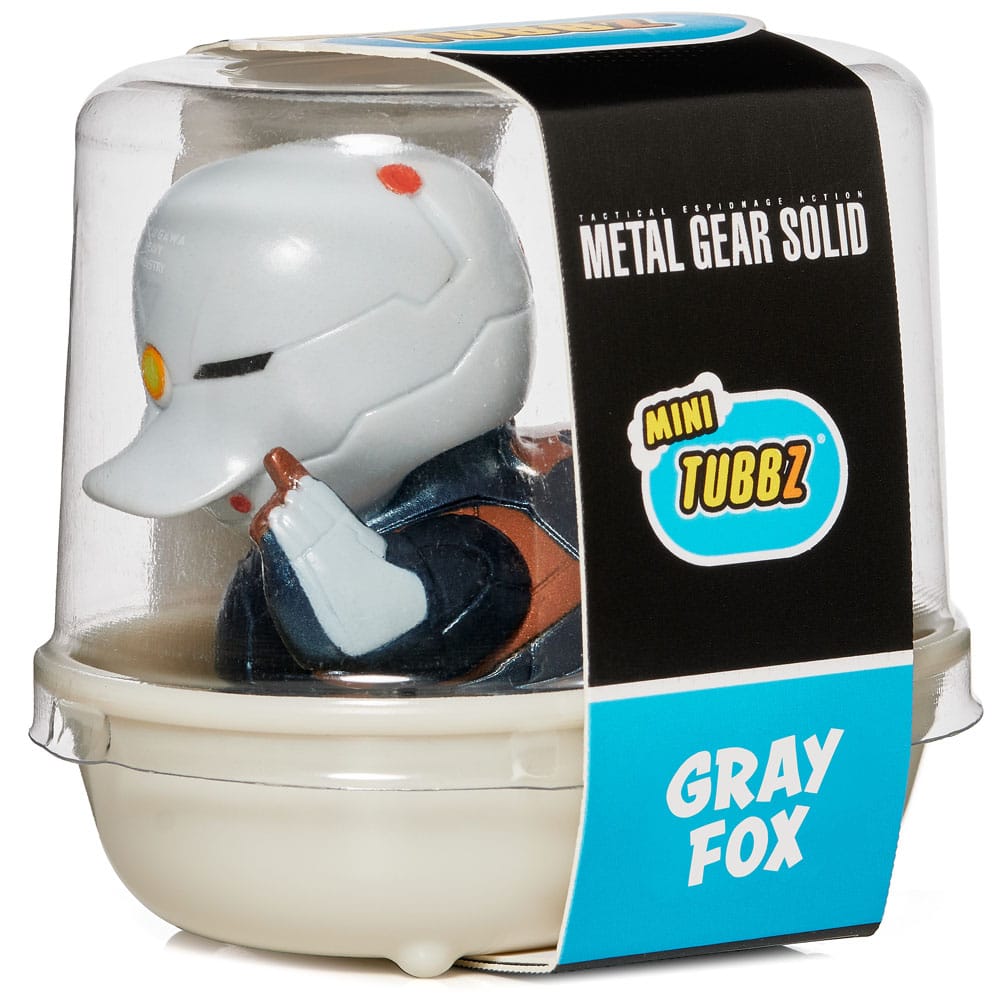 Metal Gear Solid  Tubbz Mini Figura PVC Gray Fox 5 cm