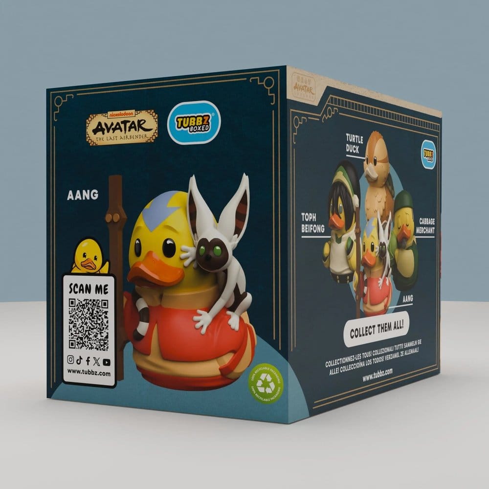 Avatar: la leyenda de Aang Tubbz Figura PVC Aang Boxed Edition 10 cm