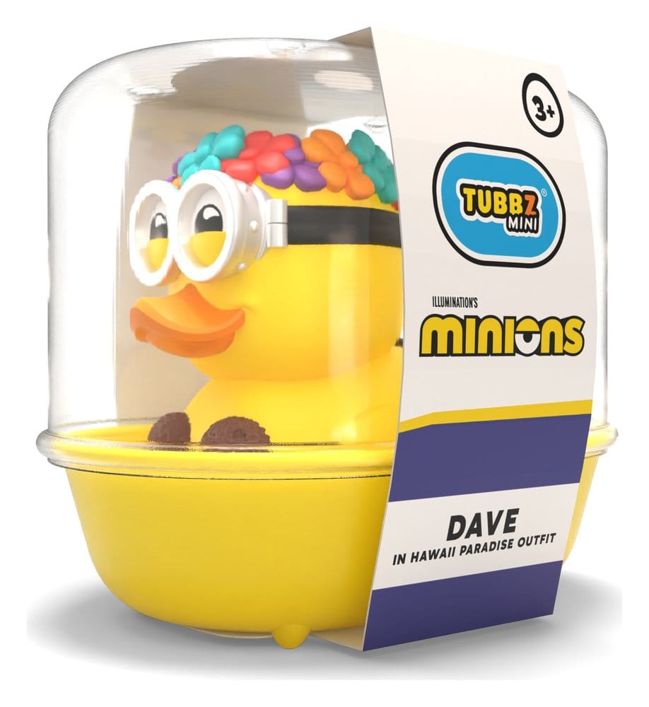 Minions Tubbz Mini Figura PVC Dave Hawaii Paradise 5 cm