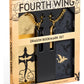 Fourth Wing Set de 2 Puntos de libros Dragon 15 cm