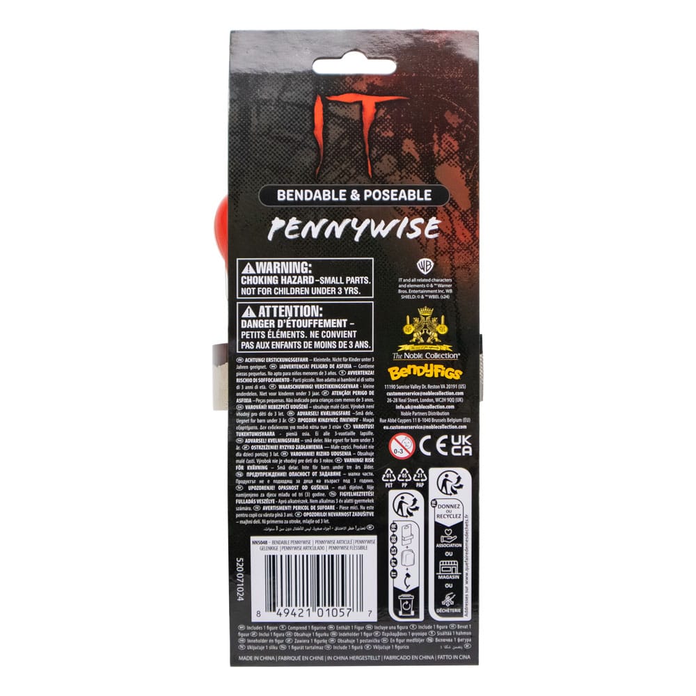 It Figura Maleable Bendyfigs Pennywise 19 cm - Z POP Toys