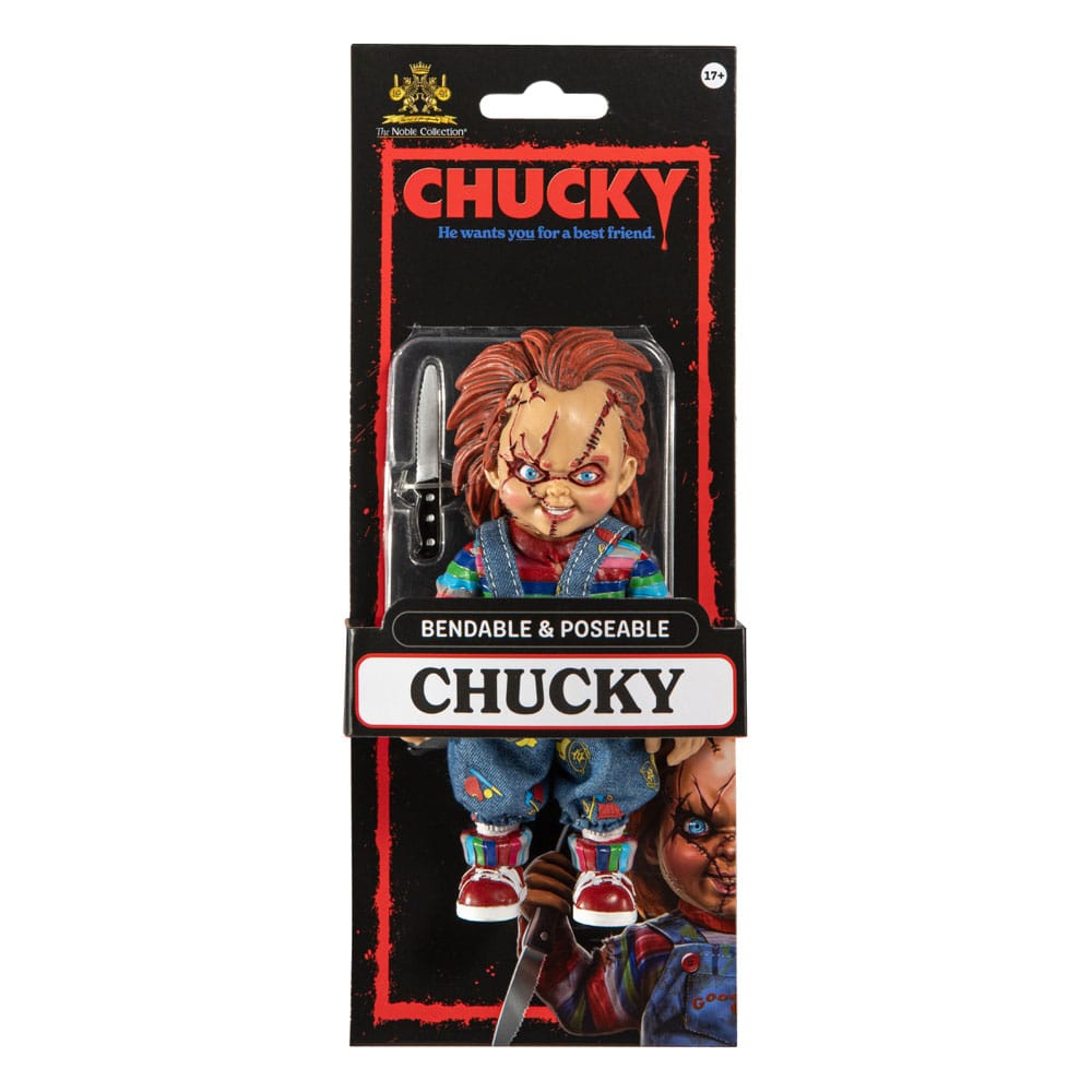 Chucky el muñeco diabólico Figura Maleable Bendyfigs Chucky 14 cm - Z POP Toys