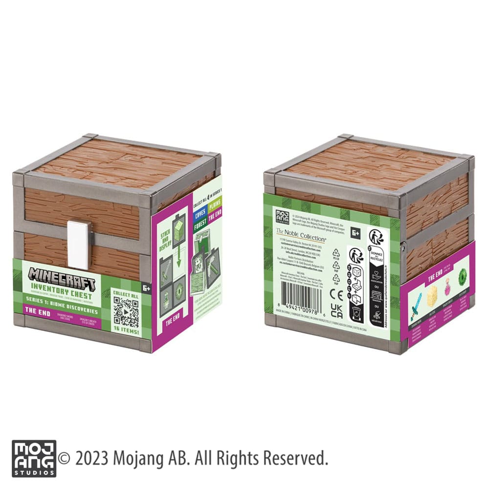 Minecraft Cofre del botín The End 10 cm - Z POP Toys