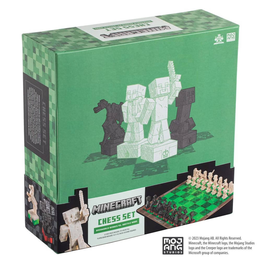 Minecraft Ajedrez Overworld Heroes vs. Hostile Mobs - Z POP Toys