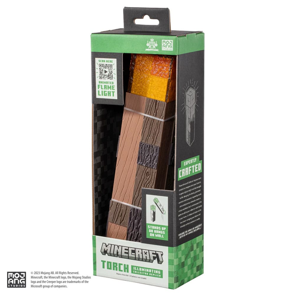 Minecraft Réplica Illuminating Torch 25 cm