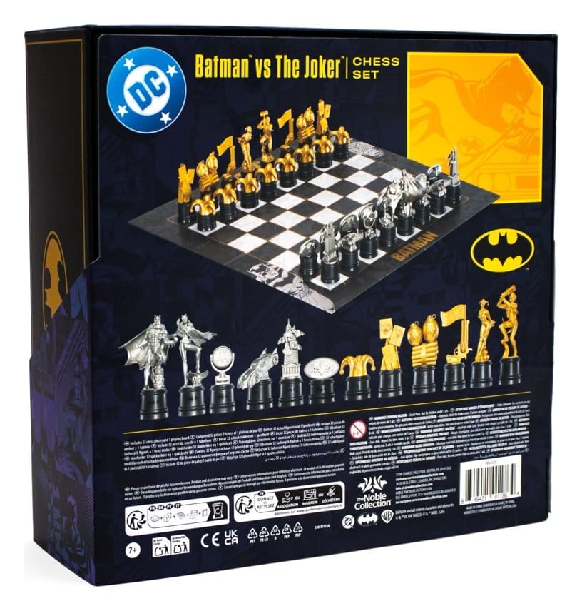 DC Comics Juego de Ajedrez Batman vs. The Joker 47 cm