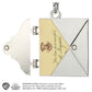 Harry Potter Llavero metálico Hogwarts Acceptance Letter