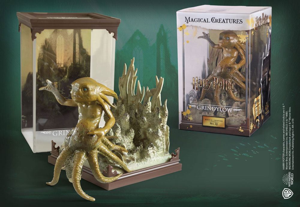 Harry Potter Estatua Magical Creatures Grindylow 13 cm