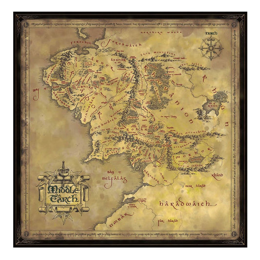 El Señor de los Anillos Puzzle Middle Earth (1000 piezas) - Z POP Toys