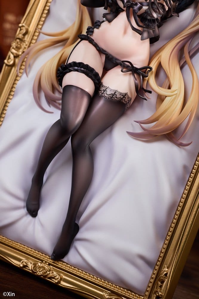 Original Character Figura PVC 1/7 Stella Black Cat Ver. Deluxe Edition 27 cm