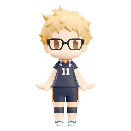Haikyu!! Figura HELLO! GOOD SMILE Kei Tsukishima 10 cm - Z POP Toys