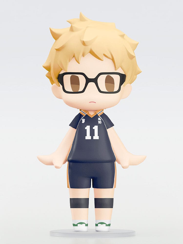 Haikyu!! Figura HELLO! GOOD SMILE Kei Tsukishima 10 cm - Z POP Toys