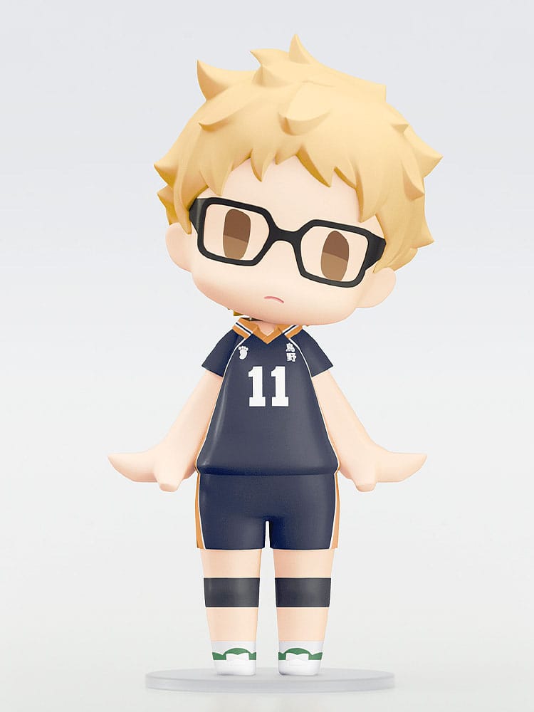 Haikyu!! Figura HELLO! GOOD SMILE Kei Tsukishima 10 cm - Z POP Toys