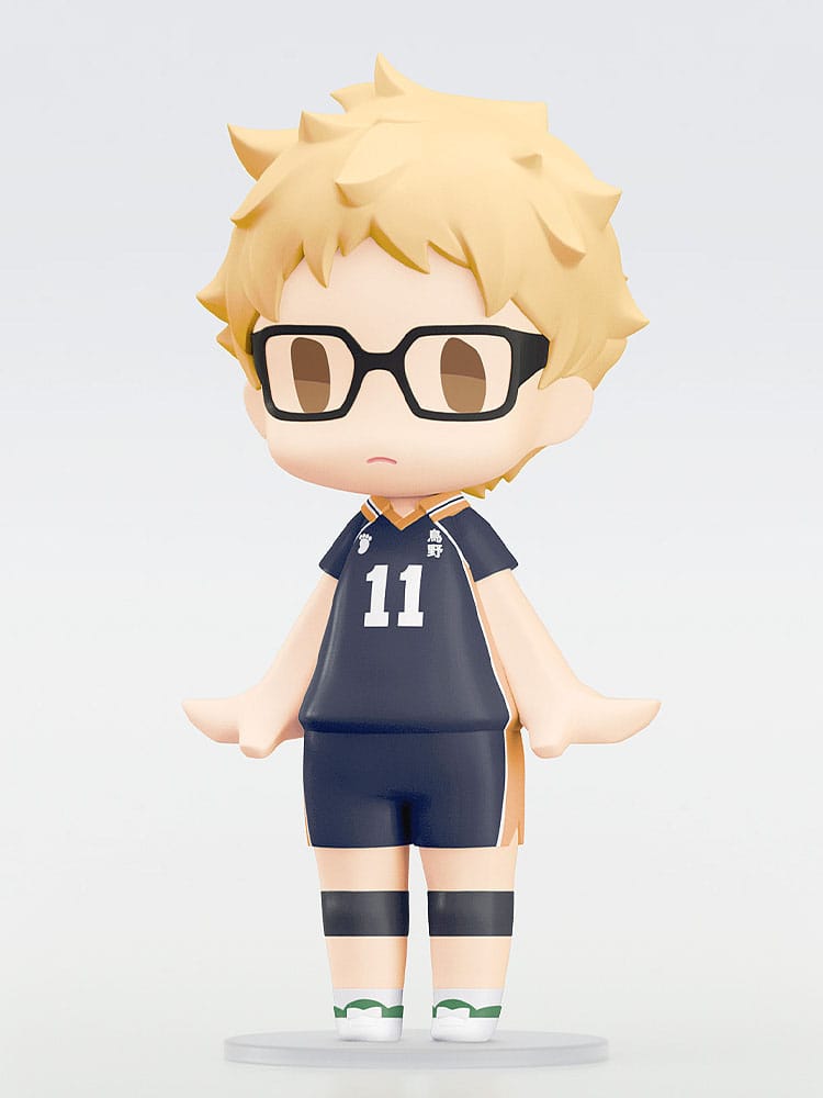 Haikyu!! Figura HELLO! GOOD SMILE Kei Tsukishima 10 cm - Z POP Toys