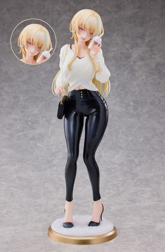 Original Character Estatua 1/4 Aoi Koigakubo Illustrated by Fujiko Leather Pants Deluxe Edition 42 cm - Z POP Toys