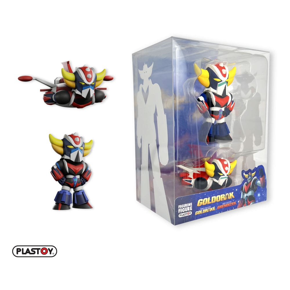 UFO Robot Grendizer Pack de 2 Estatuas Spazer & Grendizer Standing 7 cm