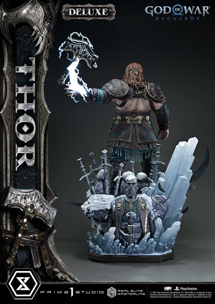 God of War: Ragnarök Estatua Real Elite Masterline Series 1/3 Deluxe Version 105 cm