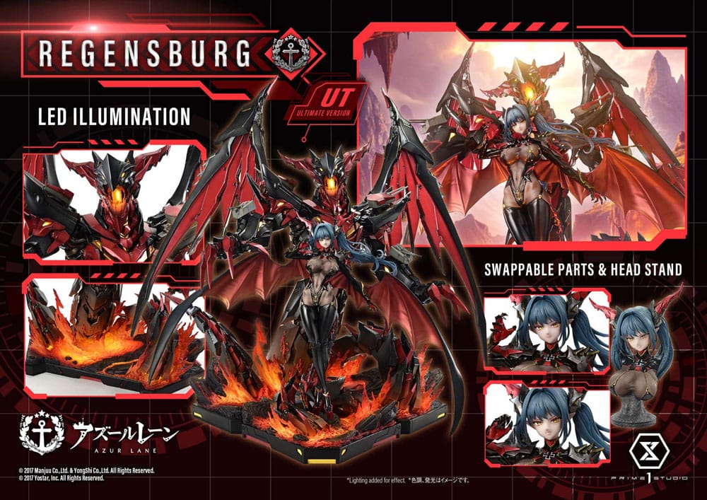Azur Lane Concept Masterline Series Estatua 1/6 Regensburg Ultimate Ver. 66 cm
