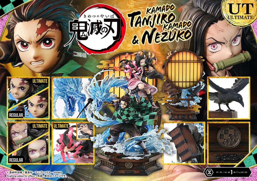 Demon Slayer : Kimetsu no Yaiba Concept Masterline Series Estatua 1/6 Nezuko & Tanjiro Ultimate Ver. 56 cm - Z POP Toys